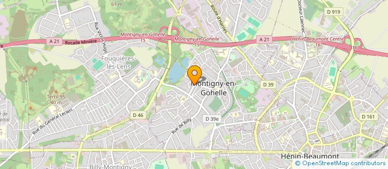 localisation de l'entreprise SCI DEMAISON-HENZELIN  MONTIGNY-EN-GOHELLE