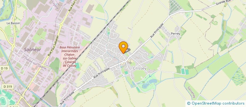 localisation de l'entreprise SCI DEMAJE  CRISSEY