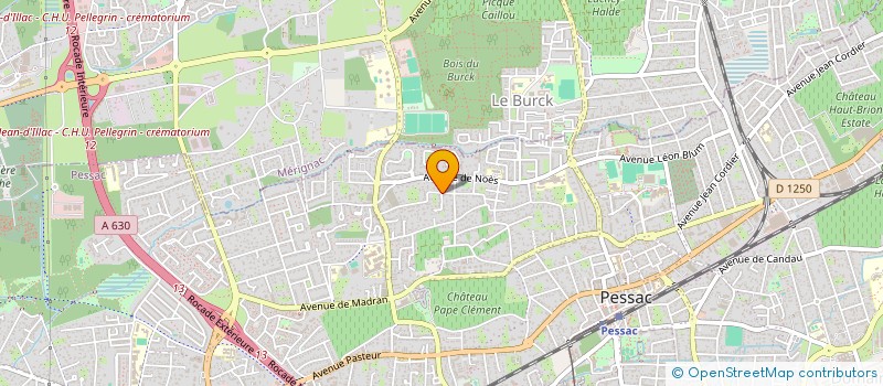 localisation de l'entreprise SCI DEMAKEAL  PESSAC