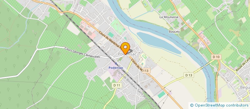 localisation de l'entreprise SCI DEMAN  PODENSAC