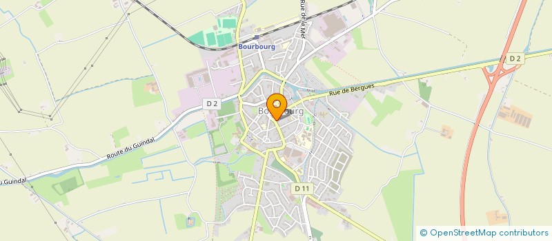 localisation de l'entreprise SCI DEMAN  BOURBOURG