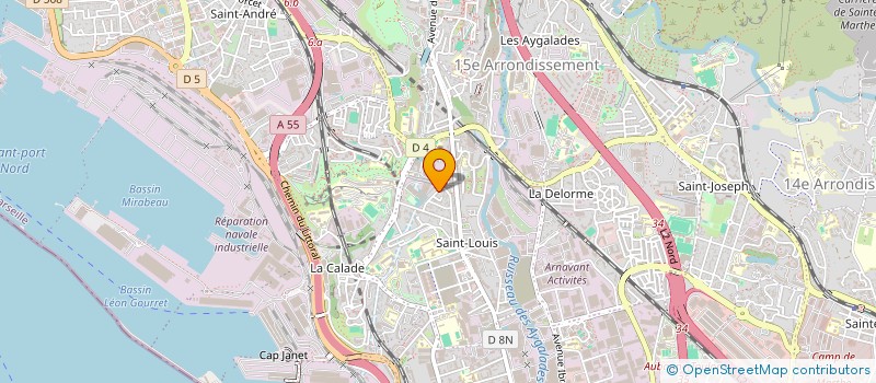 localisation de l'entreprise SCI DEMARIA MILLELIRI ROBICHON à MARSEILLE