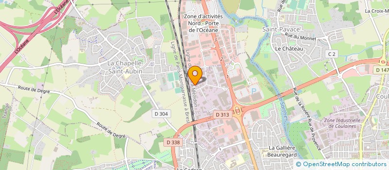 localisation de l'entreprise SCI DEMAS  LE MANS