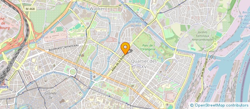 localisation de l'entreprise SCI DEMATHIEU 82  STRASBOURG