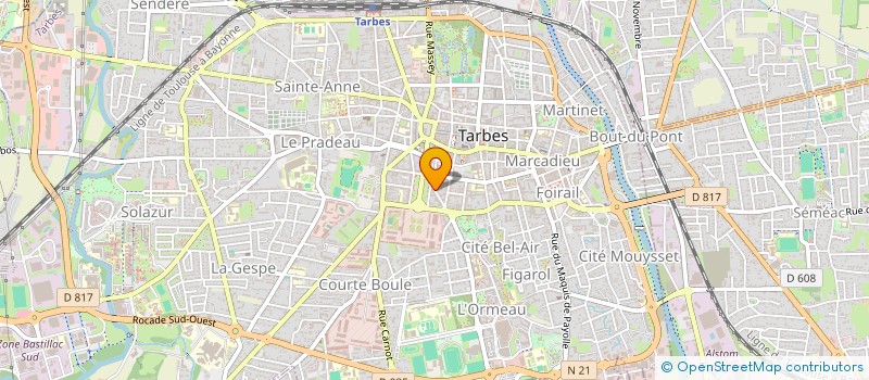 localisation de l'entreprise SCI DEMB'S  TARBES