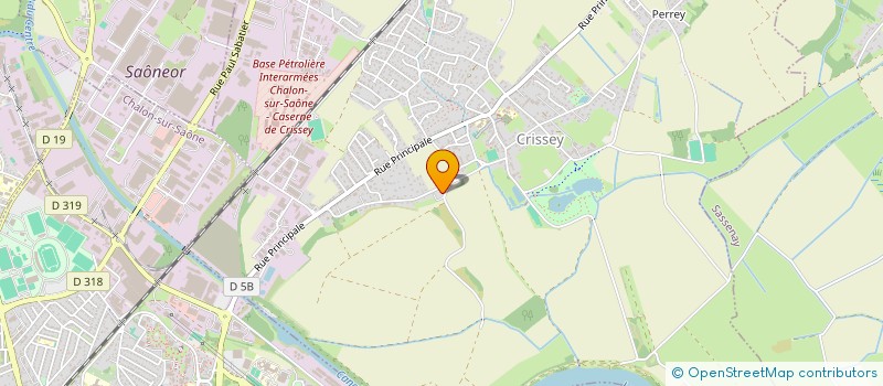 localisation de l'entreprise SCI DEMEL  CRISSEY