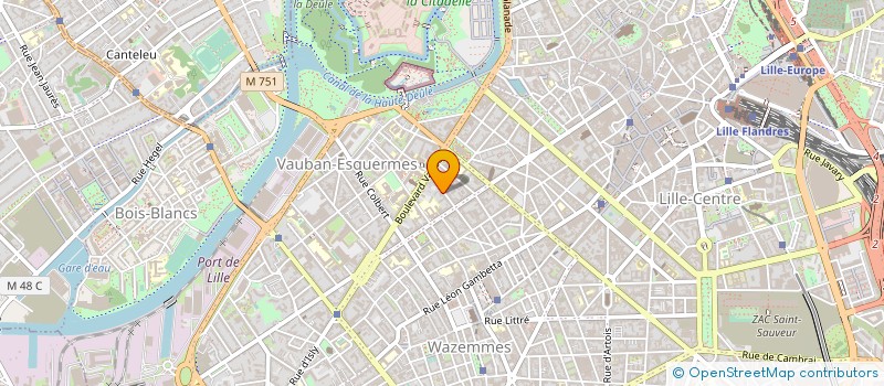 localisation de l'entreprise SCI DEMEMAL à LILLE