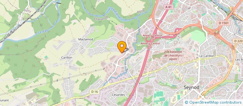 localisation de l'entreprise SCI DEMER  CHAVANOD