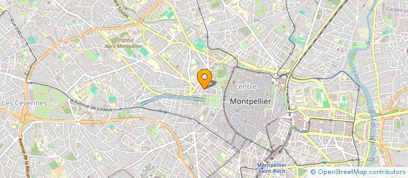 localisation de l'entreprise SCI DEMERVILLE à MONTPELLIER