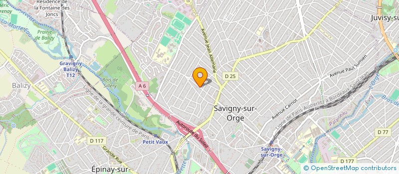 localisation de l'entreprise SCI DEMETER 11 à SAVIGNY-SUR-ORGE