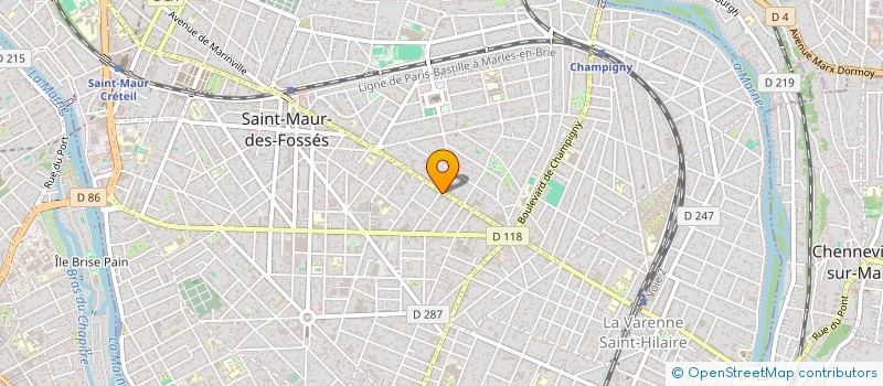 localisation de l'entreprise SCI DEMETER à SAINT-MAUR-DES-FOSSES