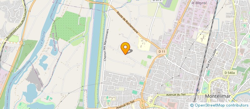 localisation de l'entreprise SCI DEMETER à MONTELIMAR