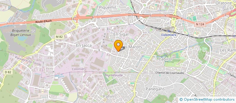localisation de l'entreprise SCI DEMETER à COLOMIERS