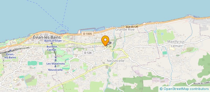 localisation de l'entreprise SCI DEMETER  NEUVECELLE