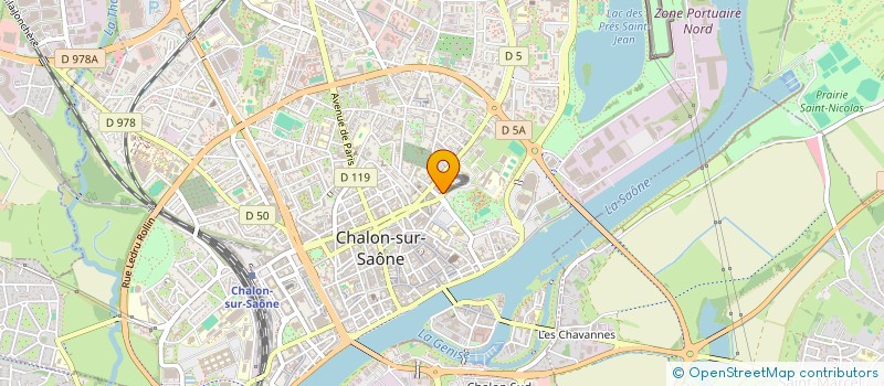 localisation de l'entreprise SCI DEMETER à CHALON-SUR-SAONE