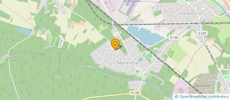 localisation de l'entreprise SCI DEMETER  HAGUENAU