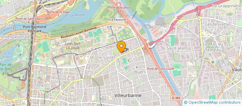 localisation de l'entreprise SCI DEMETER  FONTAINES-SUR-SAONE