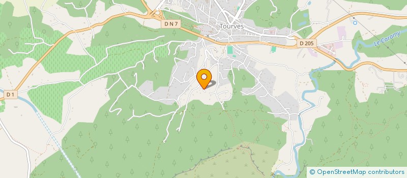 localisation de l'entreprise SCI DEMETER  BRIGNOLES