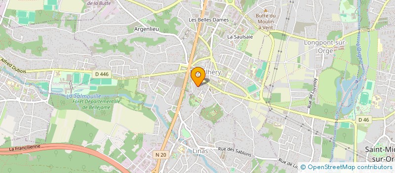 localisation de l'entreprise SCI DEMETER  MONTLHERY