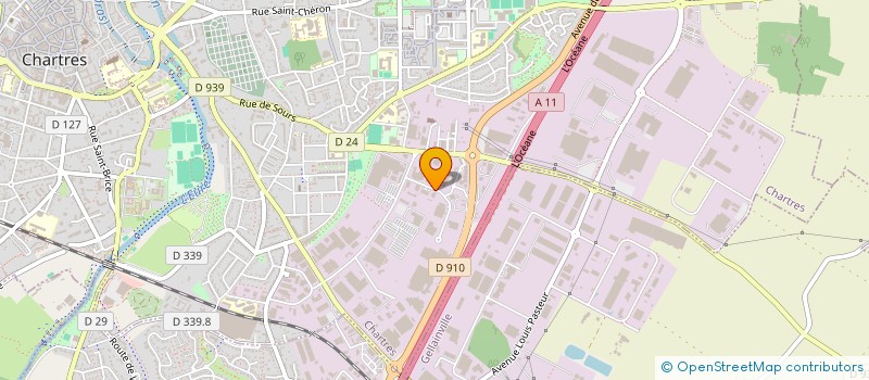 localisation de l'entreprise SCI DEMETRIUS à CHARTRES