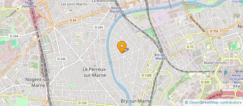 localisation de l'entreprise SCI DEMETZ à BRY-SUR-MARNE