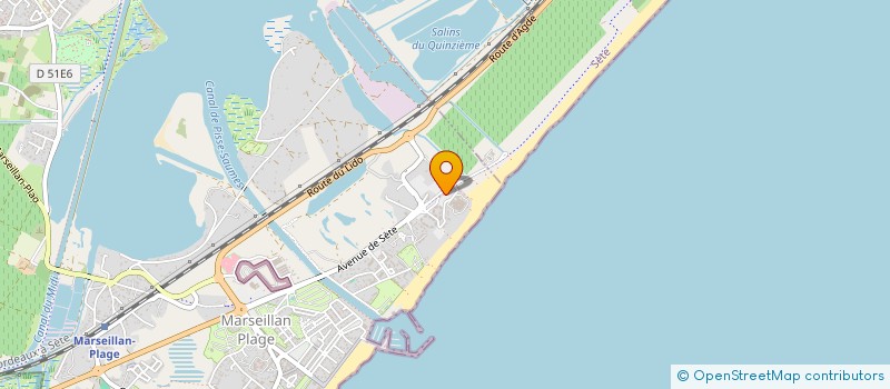 localisation de l'entreprise SCI DEMEURES OCCITANES à MARSEILLAN