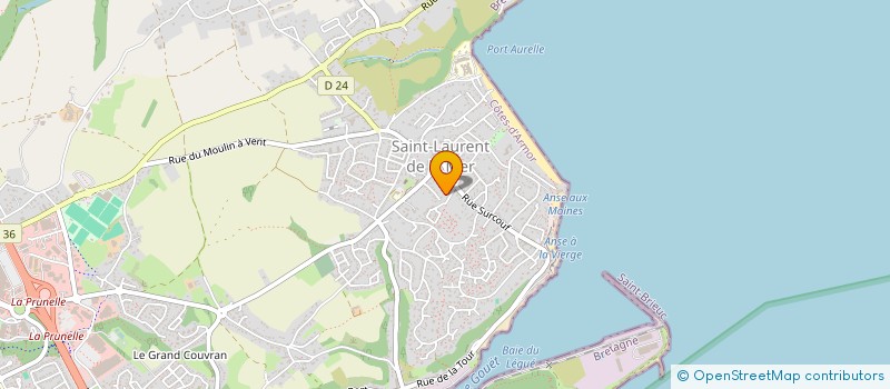 localisation de l'entreprise SCI DEMEURIAL SAINT LAURENT  PLERIN