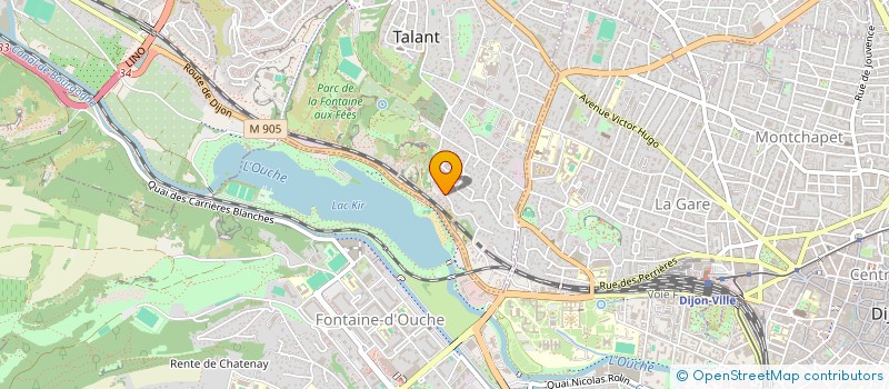 localisation de l'entreprise SCI DEMEUSOY-ROUX  TALANT