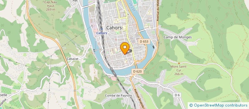 localisation de l'entreprise SCI DEMEX  CAHORS