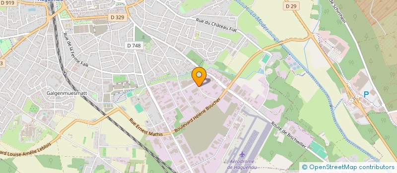 localisation de l'entreprise SCI DEMHAG  HAGUENAU