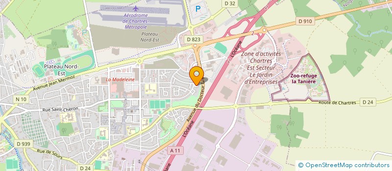 localisation de l'entreprise SCI DEMI LUNE à CHARTRES