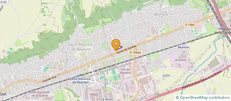 localisation de l'entreprise SCI DEMI LUNE à BEYNOST