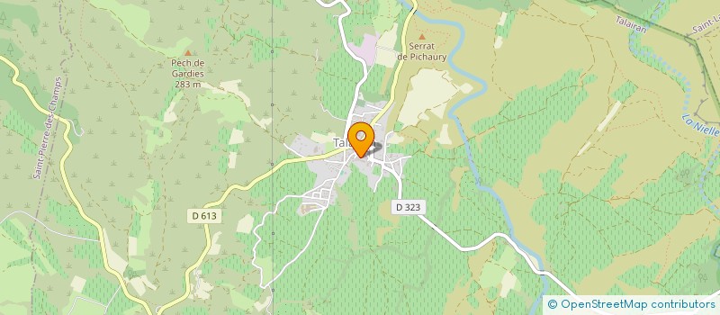 localisation de l'entreprise SCI DEMIANE  LAGRASSE