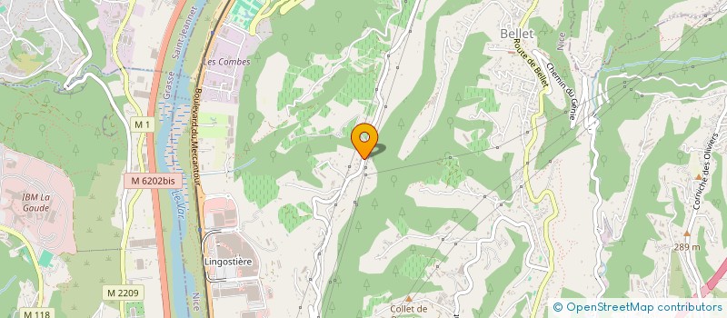 localisation de l'entreprise SCI DEMIN à NICE