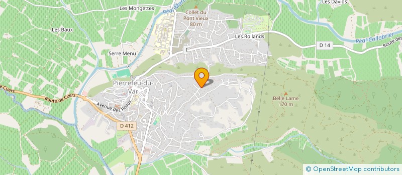 localisation de l'entreprise SCI DEMINO LM  PIERREFEU-DU-VAR