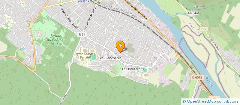 localisation de l'entreprise SCI DEMIR  VERNON