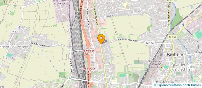 localisation de l'entreprise SCI DEMIR & FILS  SOUFFELWEYERSHEIM