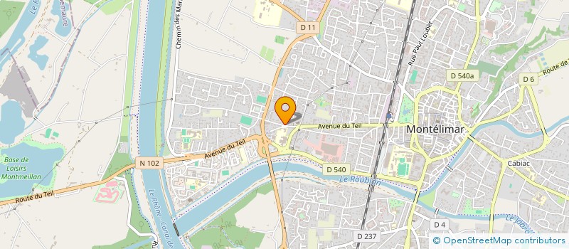 localisation de l'entreprise SCI DEMIRALAN à MONTELIMAR