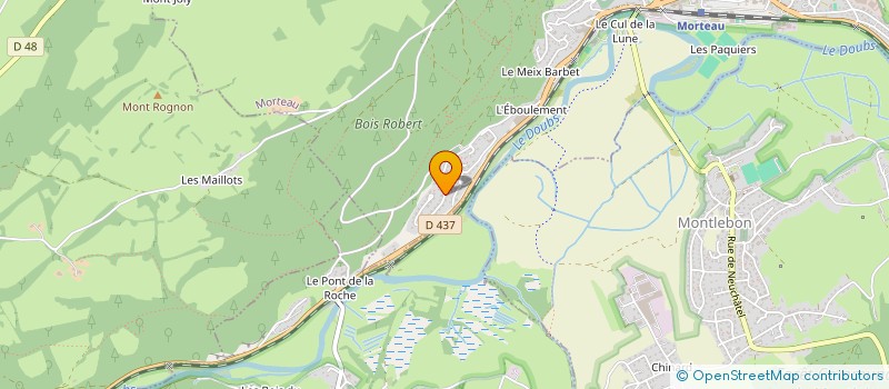 localisation de l'entreprise SCI DEMIRTAS  MORTEAU