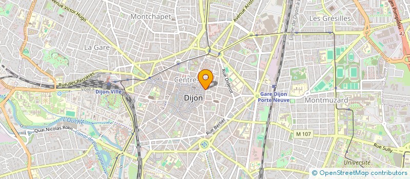 localisation de l'entreprise SCI DEMO à DIJON