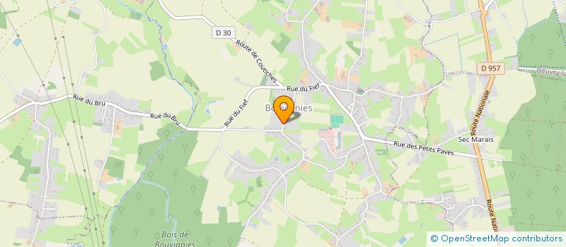 localisation de l'entreprise SCI DEMO IMMO à BOUVIGNIES