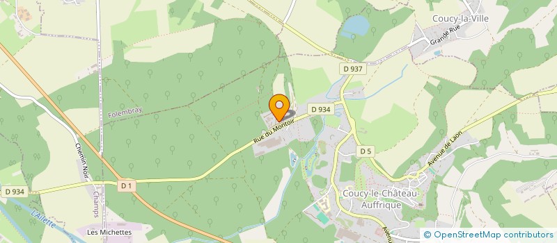 localisation de l'entreprise SCI DEMON  COUCY-LE-CHATEAU-AUFFRIQUE