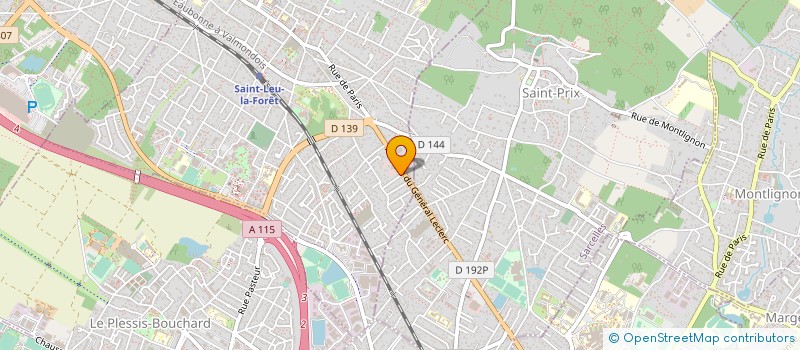 localisation de l'entreprise SCI DEMONA  SAINT-LEU-LA-FORET