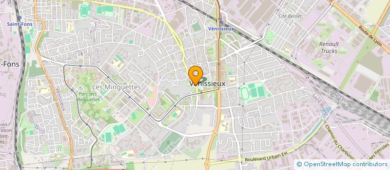 localisation de l'entreprise SCI DEMONT  VENISSIEUX