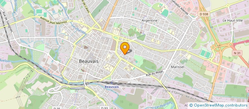 localisation de l'entreprise SCI DEMONTREUILLE  BEAUVAIS