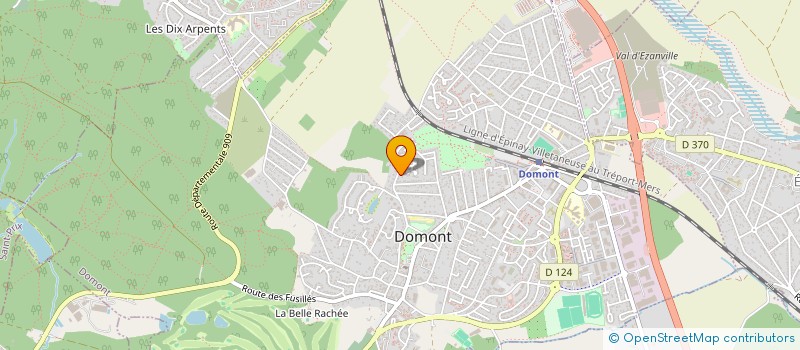 localisation de l'entreprise SCI DEMORY  DOMONT