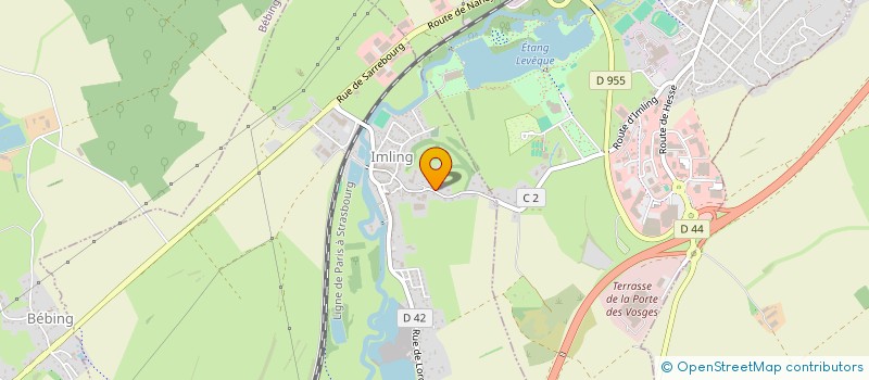 localisation de l'entreprise SCI DEMOS  IMLING