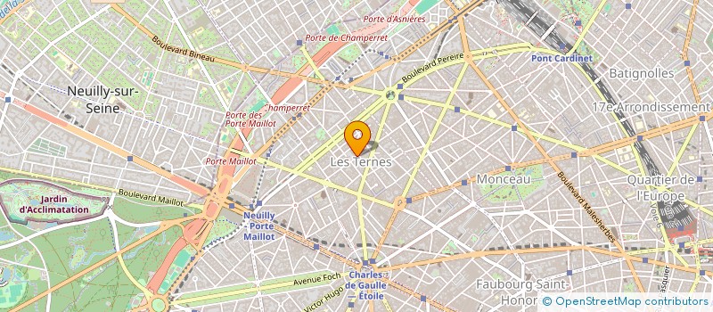 localisation de l'entreprise SCI DEMOURS 23  PARIS
