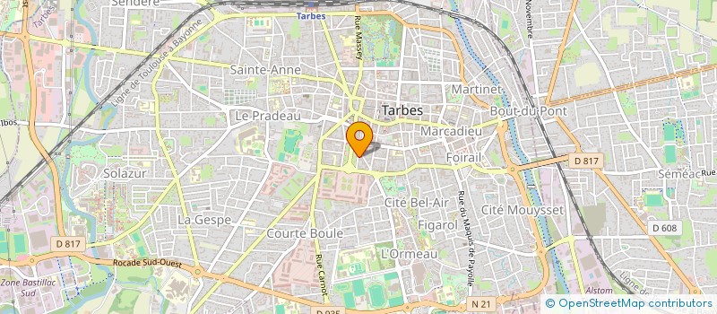 localisation de l'entreprise SCI DEMOUSSANS  TARBES