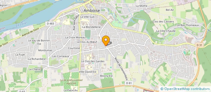 localisation de l'entreprise SCI DEMP  AMBOISE